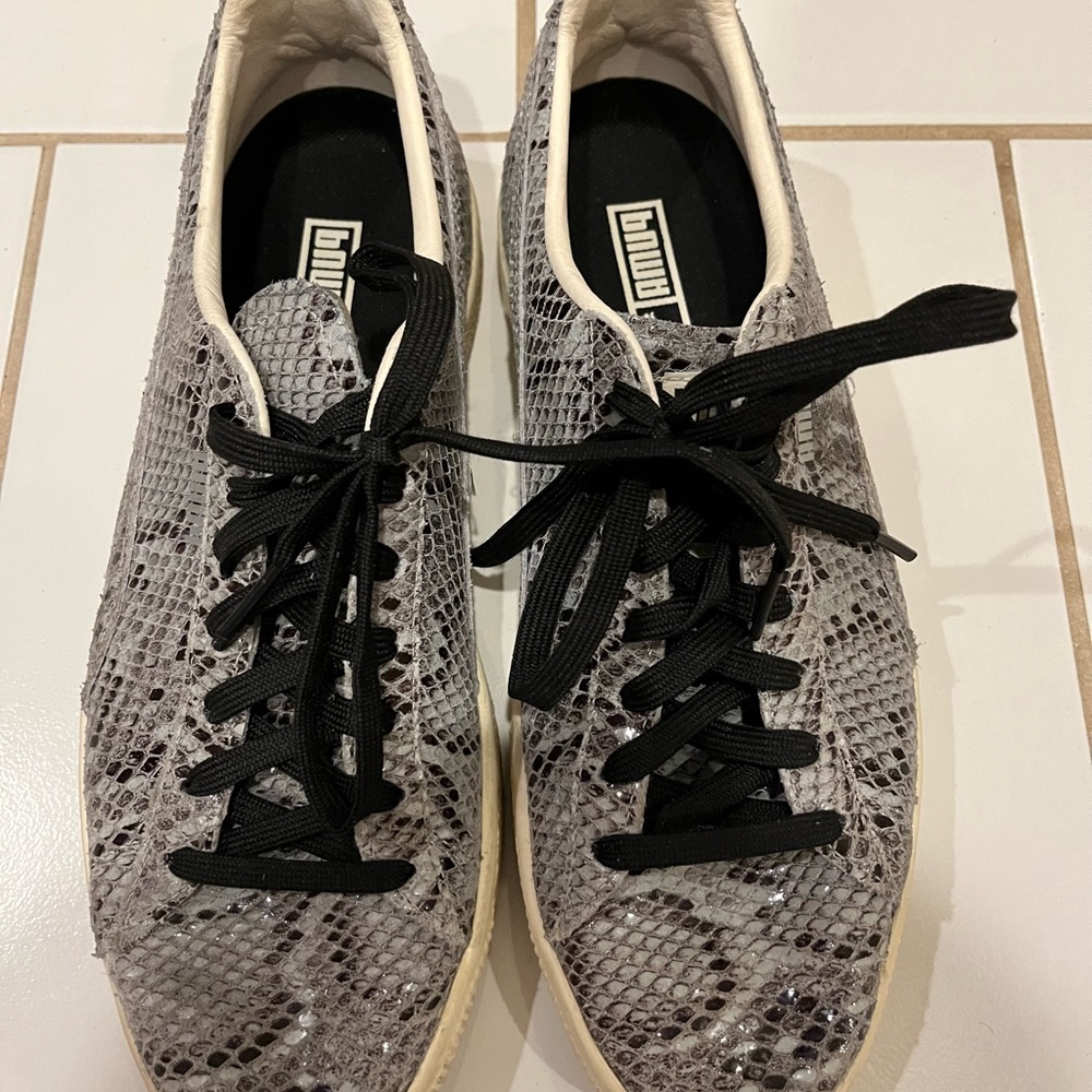 Puma snakeskin sneakers